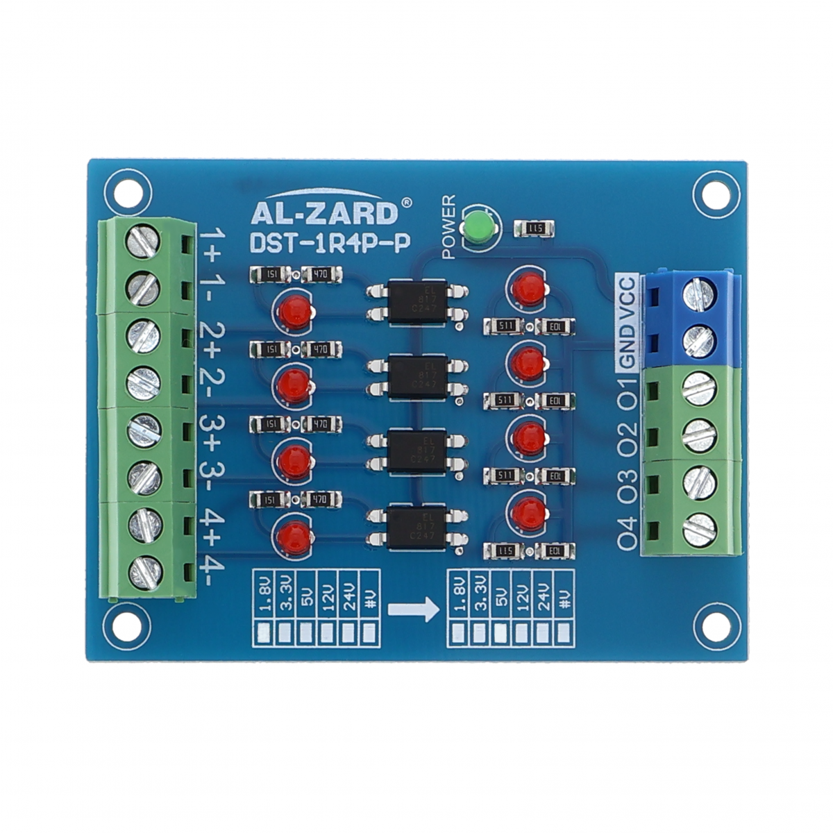 Optocoupler PNP 4 Channel Module DST 1R4P P Buy Cheap Online