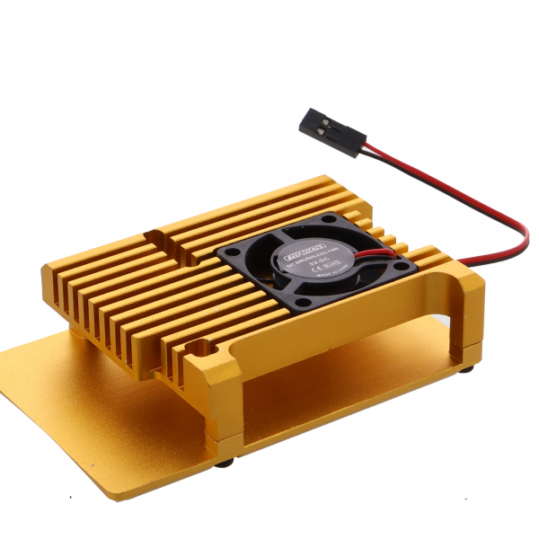 Carcasa blindada con ventilador para Raspberry Pi 4 - diferentes colores