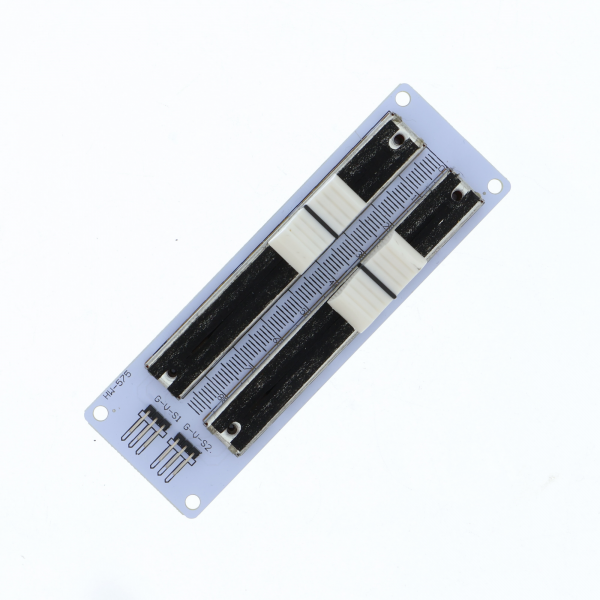 Deslizador doble / potenciómetro lineal / sensor analógico