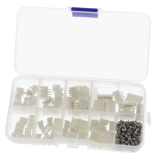 JST connector kit 230 pieces, 2.54mm, 2P 3P 4P 5P plug / socket buy ...