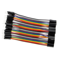 40 câbles pour breadboard mâle/femelle (10cm) 40 câbles pour breadboard mâle/femelle (10cm)