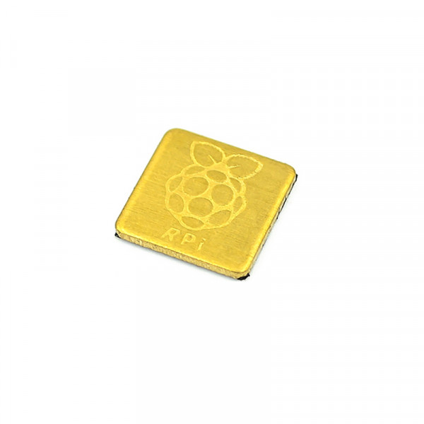 Modulo dissipatore singolo in ottone per Raspberry PI 4 - 12x12x1 mm