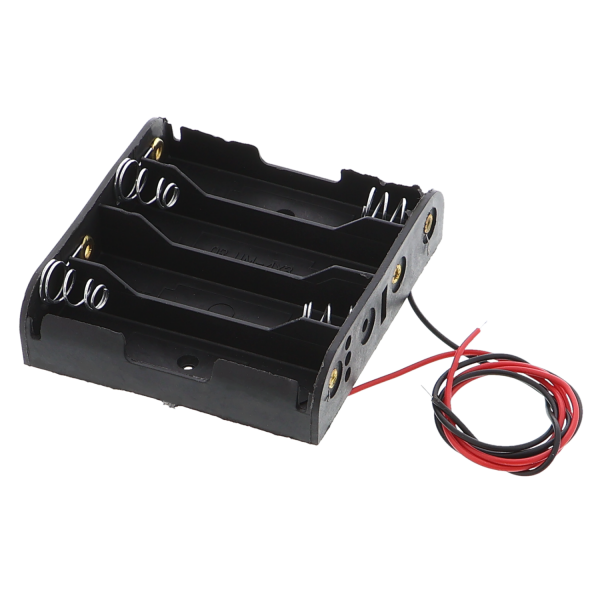 Battery compartment - 4x AA (6V), with cable