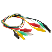 Cable con pinzas de cocodrilo - 5 ó 10 piezas Cable con pinzas de cocodrilo - 5 ó 10 piezas