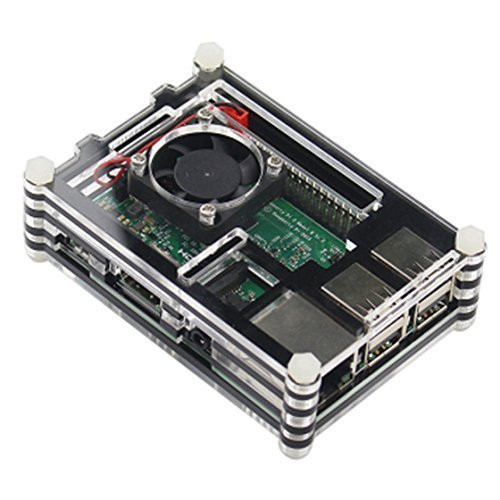 Case with fan for Raspbery Pi 2 and B+