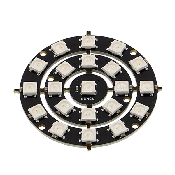 Círculo de LED WS2812B - varios tamaños - anillos desmontables