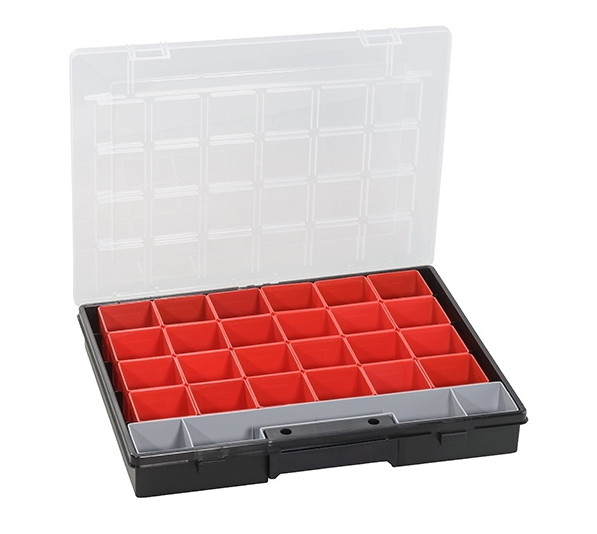 Sortimentskasten 'EuroPlus' Flex 37-27 schwarz / Sortierbox