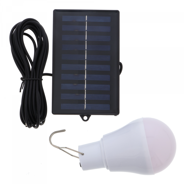 LED-lamp op zonne-energie met extern zonnepaneel