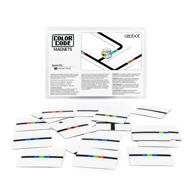 Ozobot Farbcode Magnete Speed Kit (18 Tiles) Ozobot Farbcode Magnete Speed Kit (18 Tiles)