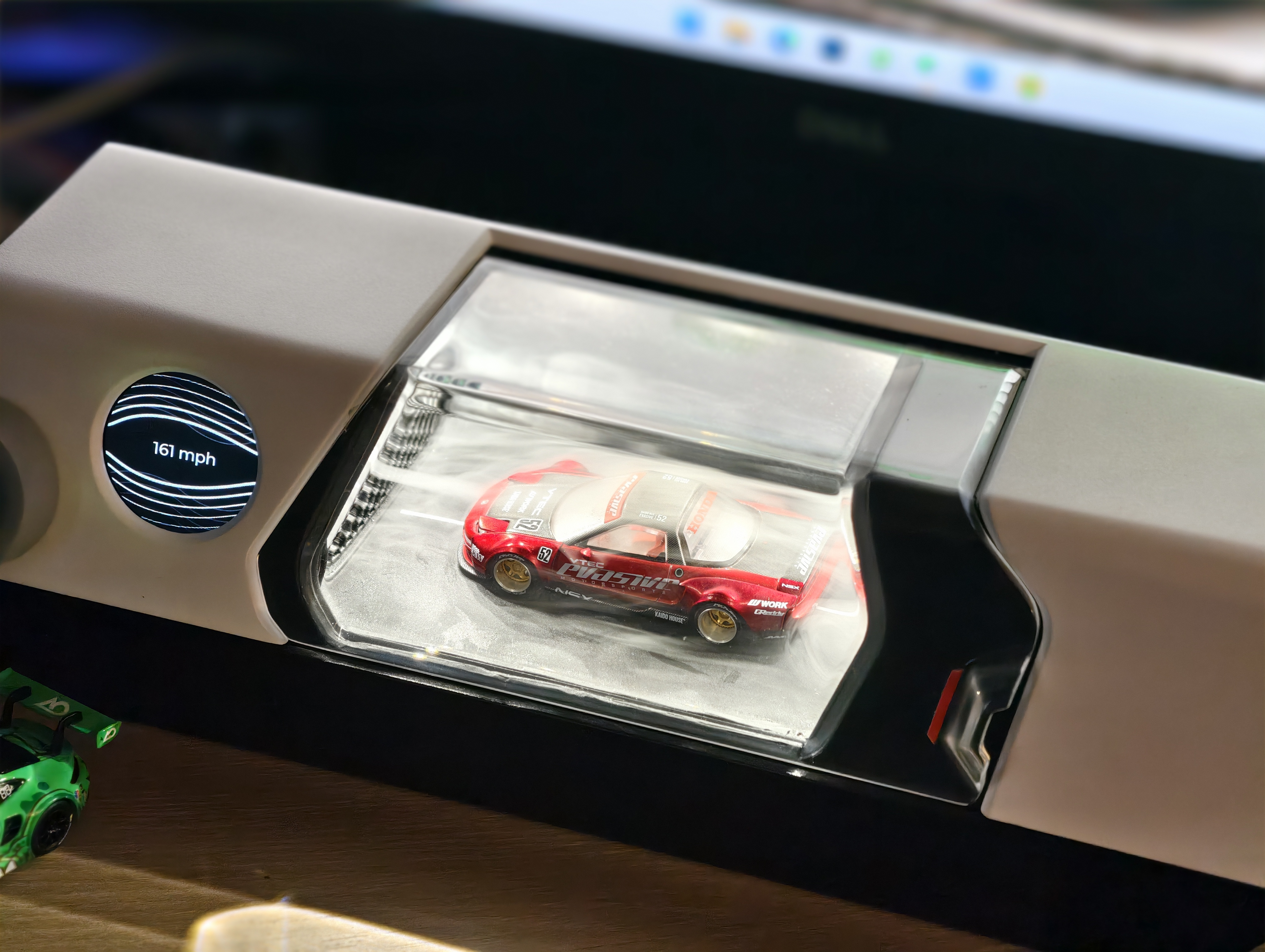 Vue de face de Windsible avec le modèle