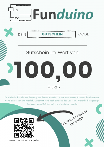 Gift voucher - 100,00€ value of goods