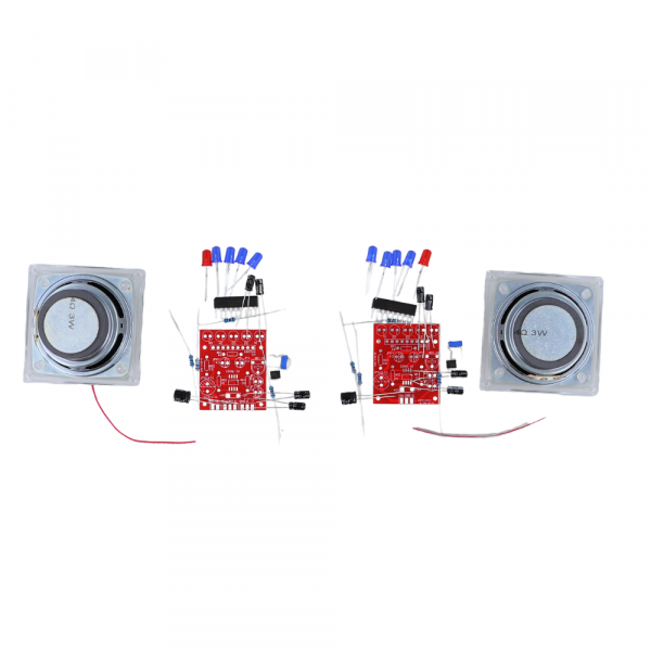 Soldering exercise - Two channel DIY 3Wx2 loudspeaker