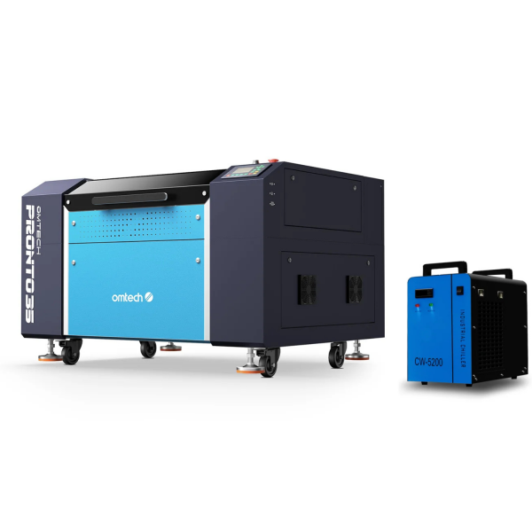 OMTech Pronto-35S | 60W CO2 Laser Cutter & Graviermaschine mit 700x500mm Gravurfläche