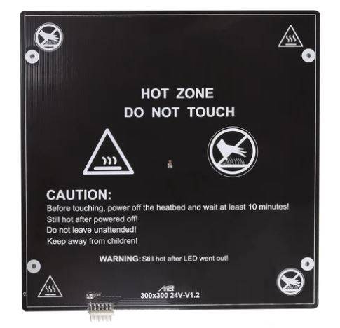 ANET Heizbett - Druckbett 300x300 mm ET5 / ET5Pro