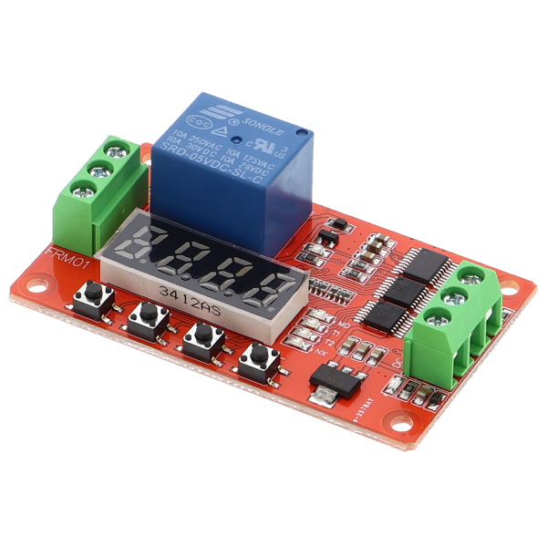 Multifunctional time relay - Programmable - 5V