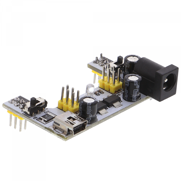 Módulo de alimentación para protoboards, micro USB / DC - 3,3V, 5V