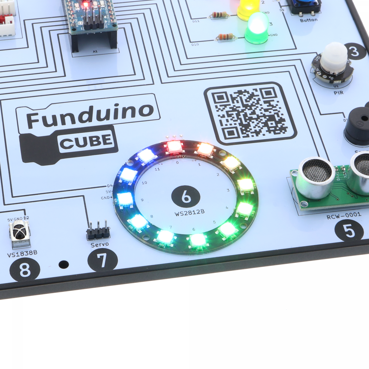 Funduino Cube – Arduino-kompatibles Board + 180-s Produktbild-Vorschau 4