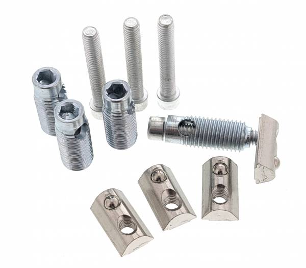 Conector automático 4x para perfil de aluminio 4040 conector rápido ranura8