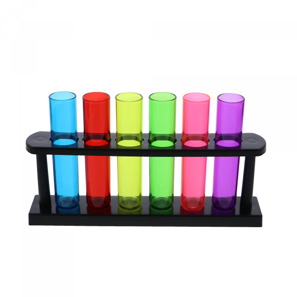 Juego de tubos de ensayo - de colores (6 uds.)