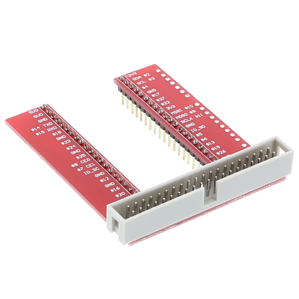 GPIO Expansion Module for Raspberry Pi 3 - U-Type Red