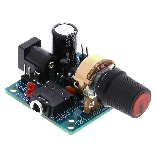 Ejercicio de soldadura amplificador de audio LM386 -10W para altavoces