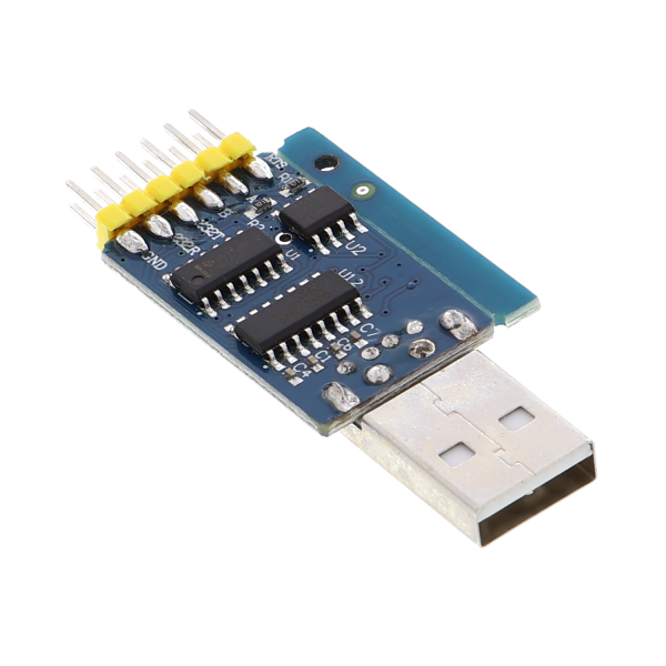 6 en 1 - Module d'interface avec CP2102 - USB vers TTL, 232, 485 / TTL vers 232, 485 / 232 vers 485