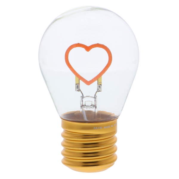 LED decorative lamp / light bulb rechargeable via USB / A68 E40 - various motifs
