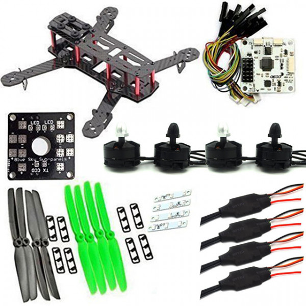 Drohnen-Kit mit LHI QAV250 Rahmen, inkl. Flight Controller und Motoren