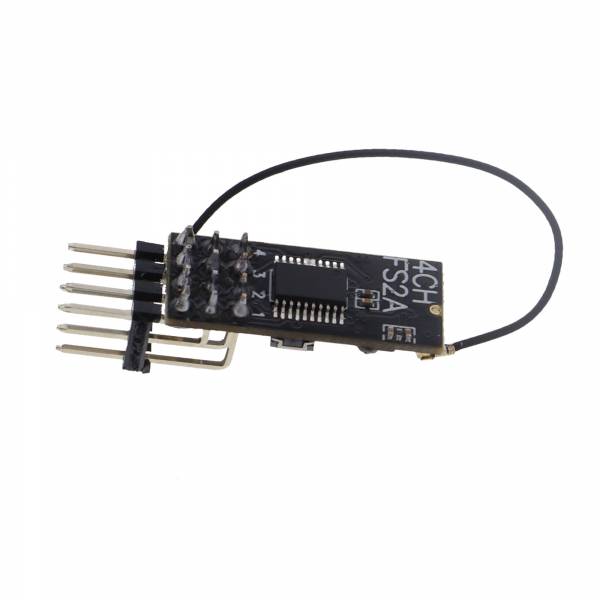 FS2A radio-ontvanger - 4-kanaals, 2,4 GHz, PWM-uitgang, compatibel met Flysky