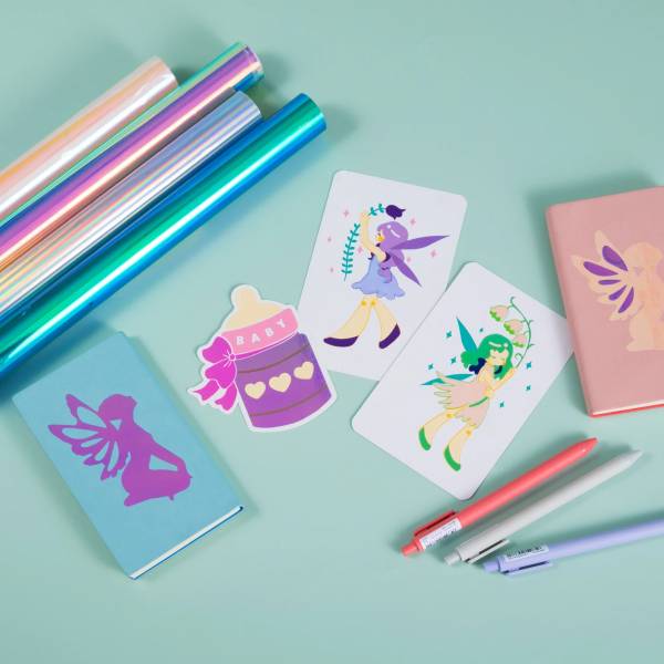LOKLiK Permanent adhesive vinyl, holographic - 30.5 x 90 cm