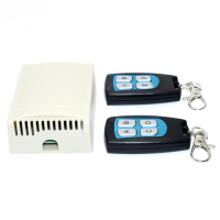Radio remote control + receiver module, incl. 4-channel relay - 12V, 433 MHz Radio remote control + receiver module, incl. 4-channel relay - 12V, 433 MHz