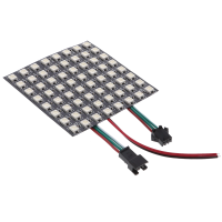 Flexible WS2812B RGB LED matrix - with 8*8 pixels, 10mm pixel pitch Flexible WS2812B RGB LED matrix - with 8*8 pixels, 10mm pixel pitch