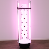 Indoor Hydroponik-Turm – Aeroponisches Pflanzsystem mit 9 Ebenen mit insgesamt 36 Pflanzlöchern Indoor Hydroponik-Turm – Aeroponisches Pflanzsystem mit 9 Ebenen mit insgesamt 36 Pflanzlöchern