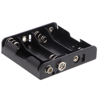 Compartiment à piles - 4x AA (6V), avec connexion clip Compartiment à piles - 4x AA (6V), avec connexion clip