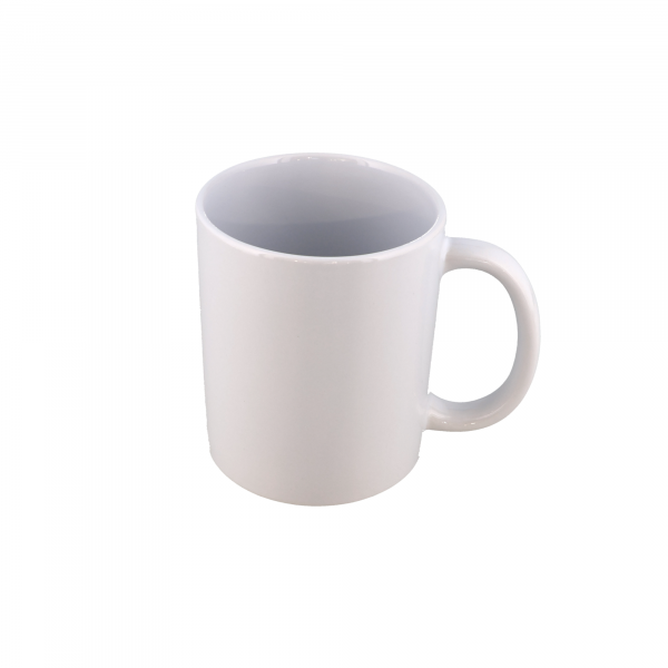 Gobelet/tasse en céramique blanc (pour impression par sublimation & gravure laser)