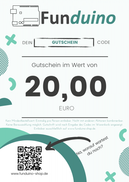 Gift voucher - 20,00€ value of goods