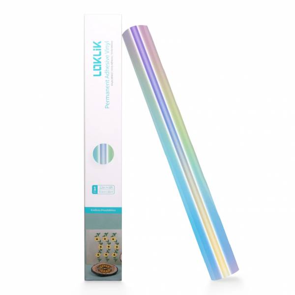 LOKLiK Permanent adhesive vinyl, holographic - 30.5 x 90 cm
