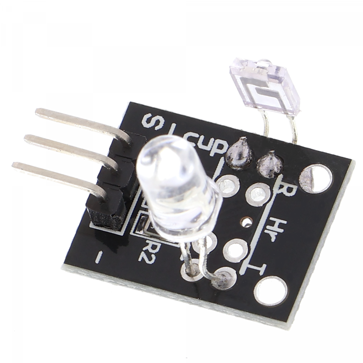 HiLetgo 5pcs 5V Heartbeat Detect Sensor Heart Rate Detect Measuring Module Finger Heartbeat Measure KY-039 - 3