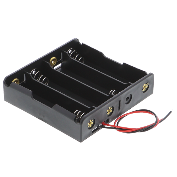 Battery compartment - 4x 18650 Li-ion cells, without connector