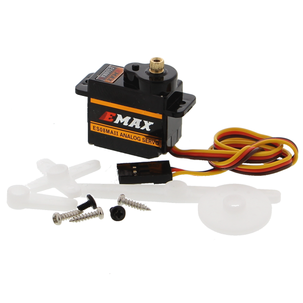 EMAX ES08MA2 / ES08MAII / ES08MA II - Micro RC servo (metal gearbox)