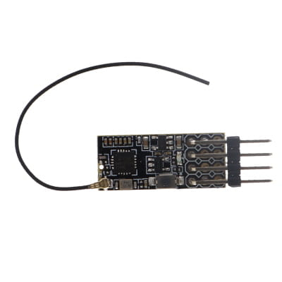 Récepteur radio FS2A - 4 canaux, 2,4 GHz, sortie PWM, compatible avec Flysky