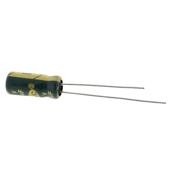 Electrolytic capacitor 1uF / 10V , wired