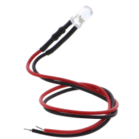 LED 5mm with series resistor and cable 20cm, 12V - different colors LED 5mm with series resistor and cable 20cm, 12V - different colors