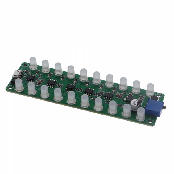 LED Audiopegelanzeige / Lautstärkemessgerät - blau