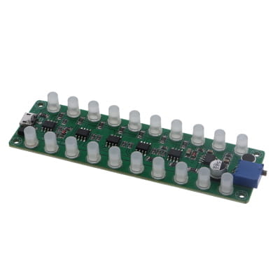 LED audio level indicator / volume meter - blue