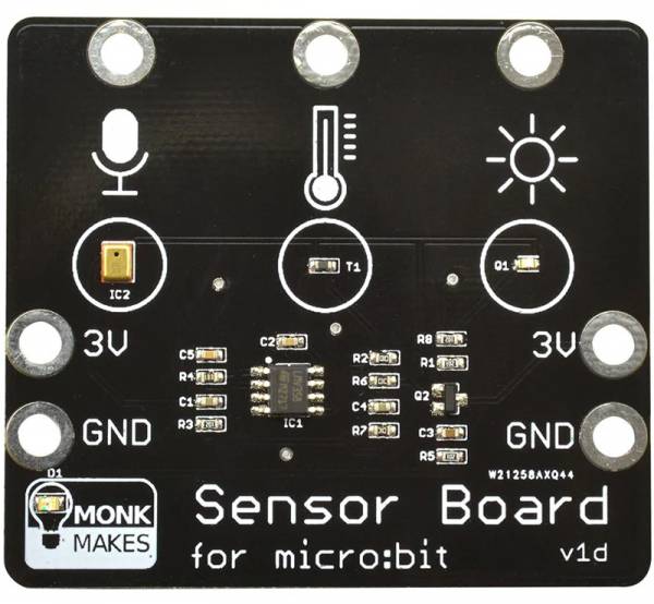 Monk Makes - Platine de capteurs pour micro:bit