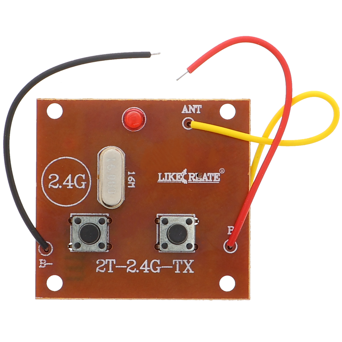 Breeshy Module De Télécommande à Quatre Voies 2,4 G 4 Canaux RC Télécommande Émetteur Récepteur Circuit Imprimé Accessoires