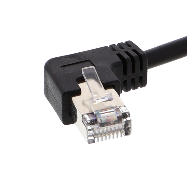 Rj45 Ethernet Kabel - M W, Schraubanschluss, 8 Pin, Rechtwinklig 