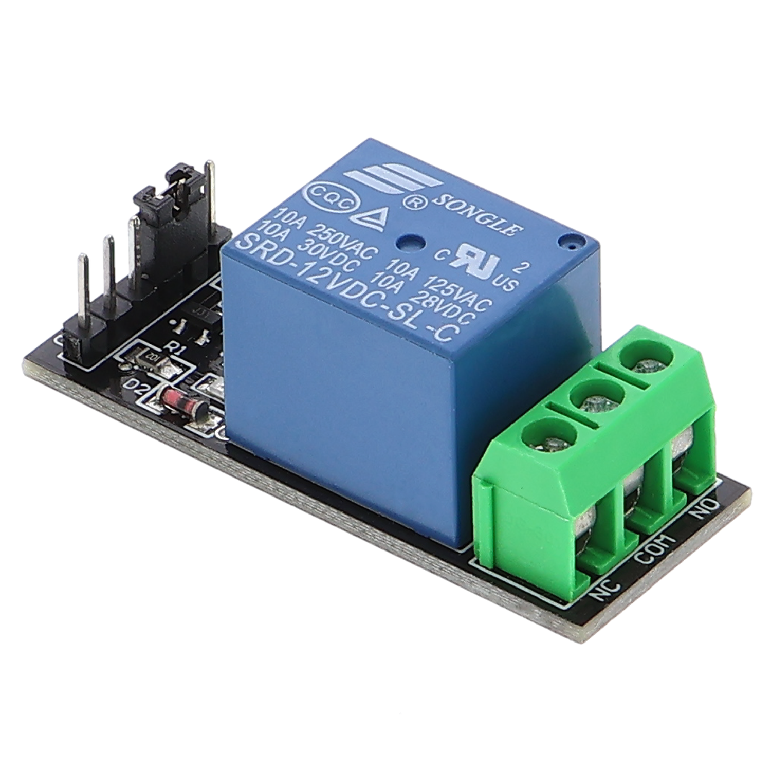Module 2 relais 5V avec déclencheur bas niveau optocoupleur compatible avec  Arduino et Raspberry Pi