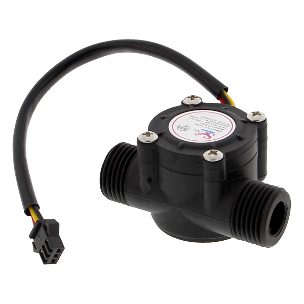YF-S201 Sensor de agua/caudal - 1-30L/min, G1/2, efecto Hall
